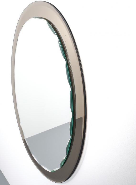Italian Scalloped Mirror Fontana Arte 3
