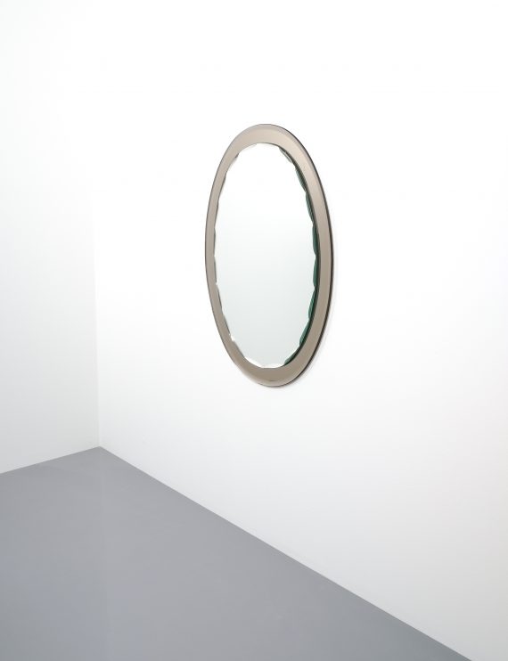 Italian Scalloped Mirror Fontana Arte 4