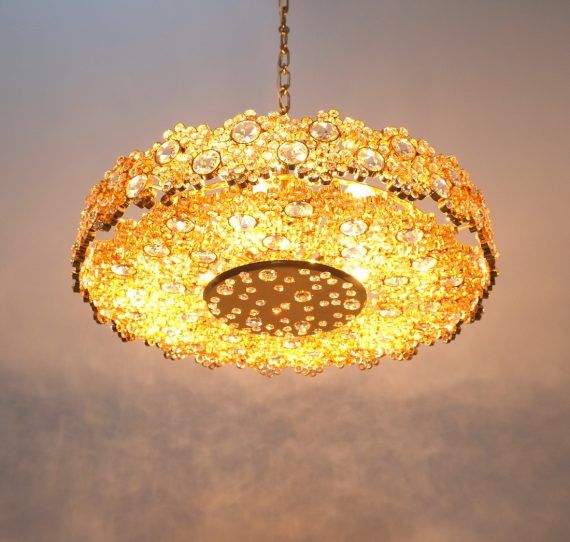 Palwa encrusted brass glass chandelier 10 Kopie