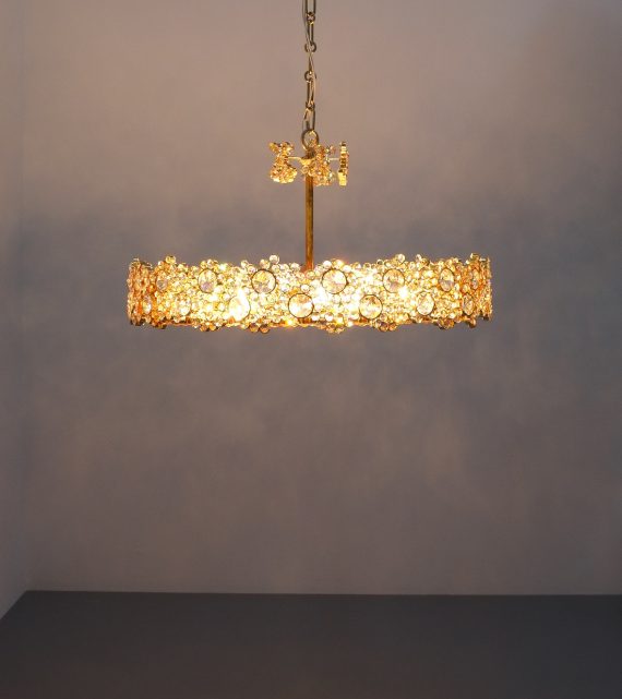 Palwa encrusted brass glass chandelier 11 Kopie