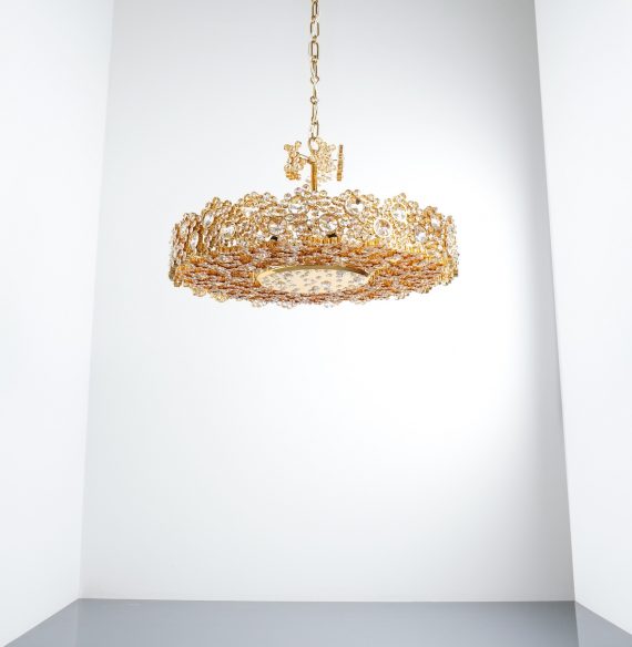 Palwa encrusted brass glass chandelier 16 Kopie