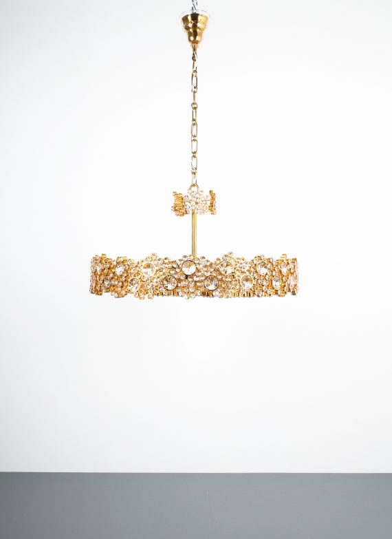 Palwa encrusted brass glass chandelier 1_ Kopie