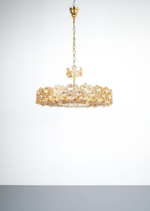 Palwa encrusted brass glass chandelier 4 Kopie