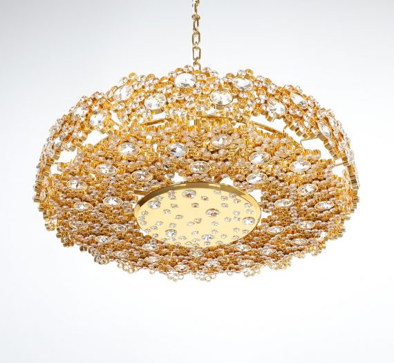 Palwa encrusted brass glass chandelier 5 Kopie