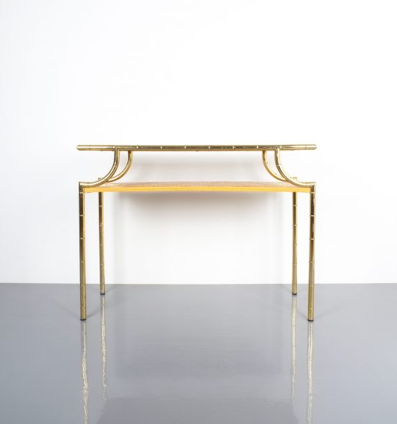 bamboo crespi style  brass table 01 Kopie