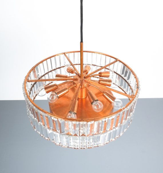 hammerborg copper glass chandelier 3 Kopie